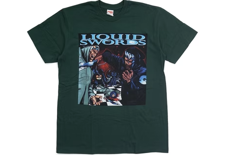 Supreme Liquid Swords Tee Dark Green