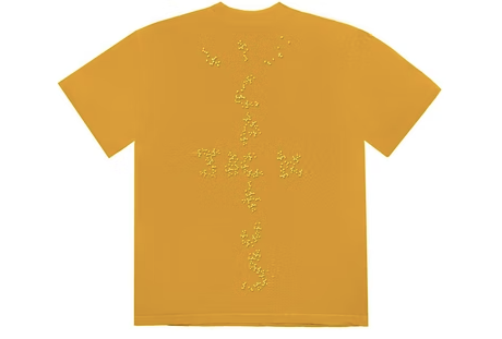 Travis Scott x McDonald's Sesame Inv II T-shirt Gold