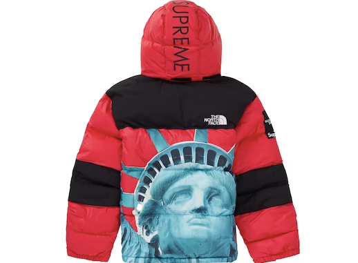 Supreme The North Face Statue of Liberty Baltoro Jacket Red