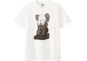 KAWS x Uniqlo Passing Through Tee White