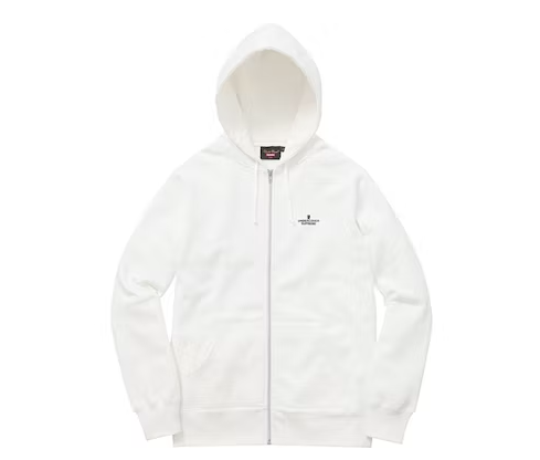 Supreme Undercover Generation Fuck You Zip Up Hoodie White