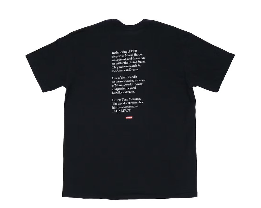 Supreme Scarface Split Tee Black